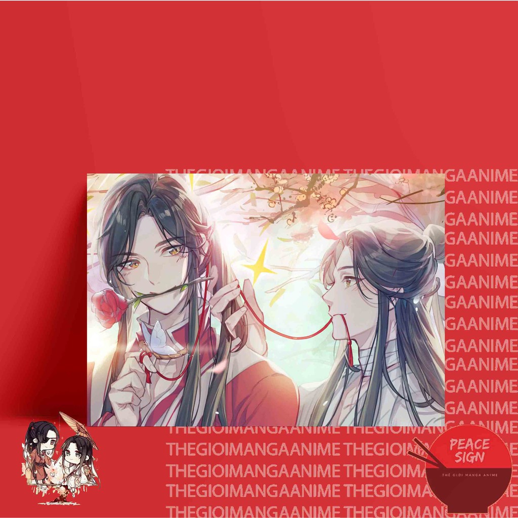 Tấm Poster cao cấp giấy 260gsm THIÊN QUAN TỨ PHÚC A4 anime chibi ảnh đẹp nhiều mẫu