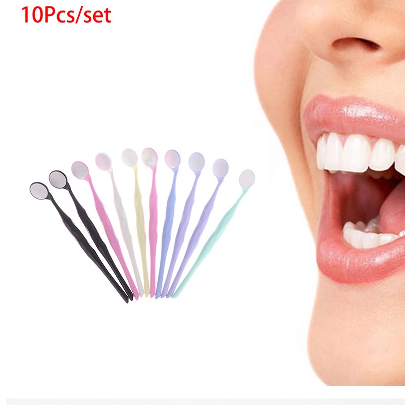 Set 10 Gương Nha Khoa Hai / Một Mặt Chống Sương Mù Tiện Dụng