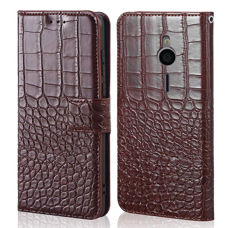 Ốp Lưng Da Cá Sấu Sang Trọng Dành Cho Microsoft Nokia 230 / Nokia Lumia 230
