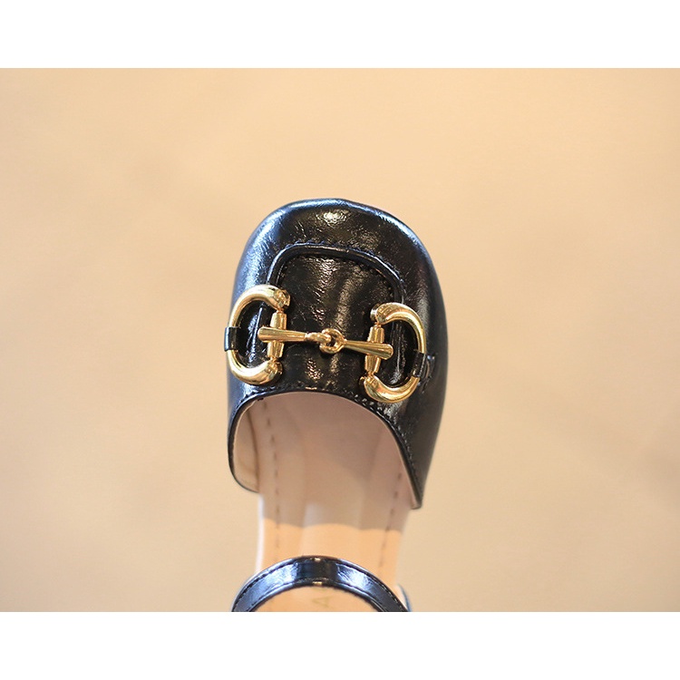 Giày búp bê bé gái đi học đế bệt giày sandal bé gái quai dán mũi vuông mềm nhẹ đẹp thời trang hàng chính hãng MG V601