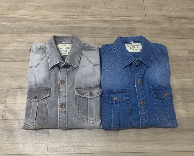 Áo sơ mi + áo khoác jean thun nam BIGSIZE < 85kg (size L-5XL) | BigBuy360 - bigbuy360.vn