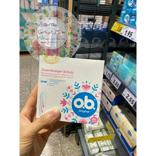 Băng vệ sinh dạng nút Tampon O.B Đức