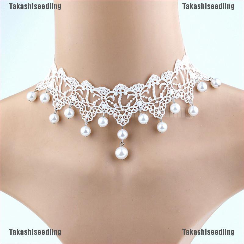 Choker Ren Đính Ngọc Trai Sáng Tạo