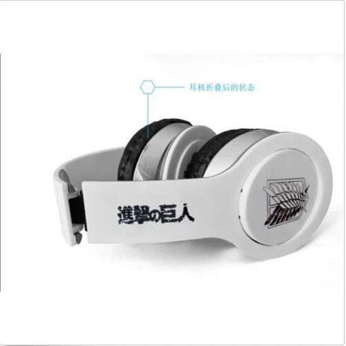Tai nghe chụp tai cho âm thanh trầm phong cách phim hoạt hình Attack on Titan | BigBuy360 - bigbuy360.vn