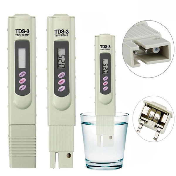 Bút Đo Độ Mặn, Bút Thử Nước Sạch TDS 3, Kiểm Tra Độ Mặn Cơ Bản Của Nước Tưới Cây Sản Phẩm Cao Cấp [BH 1 Đổi 1]