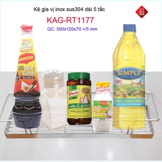 KỆ PHÒNG TẮM INOX KAG-RT1177