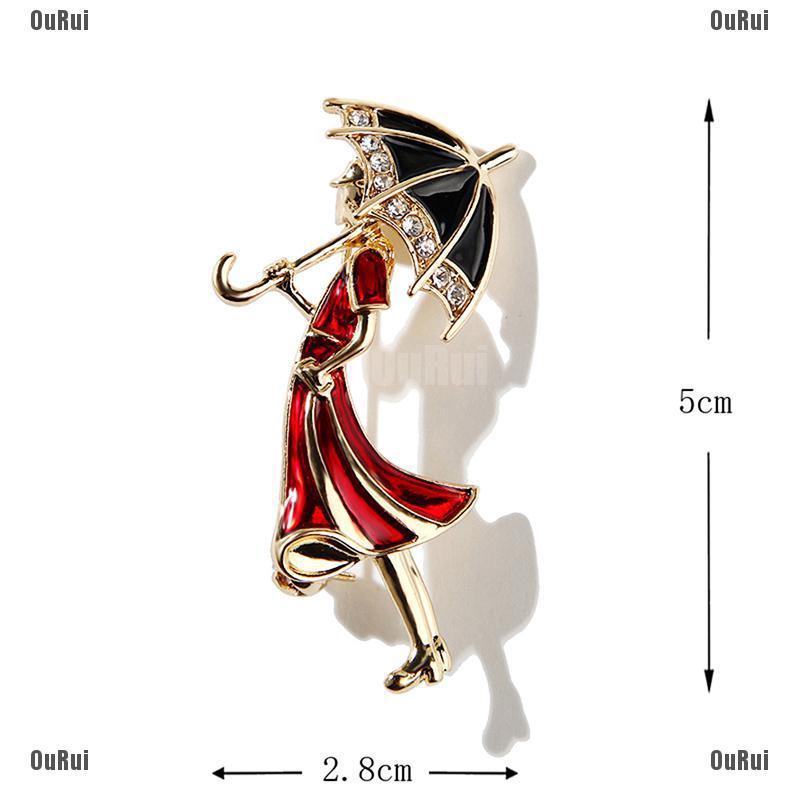 (FCC) Ghim Dù Đính Đá Lấp Lánh Thời Trang