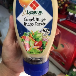 Nước sốt Mayonnaise ngọt Pháp Lesieur 425g Date 9/2021