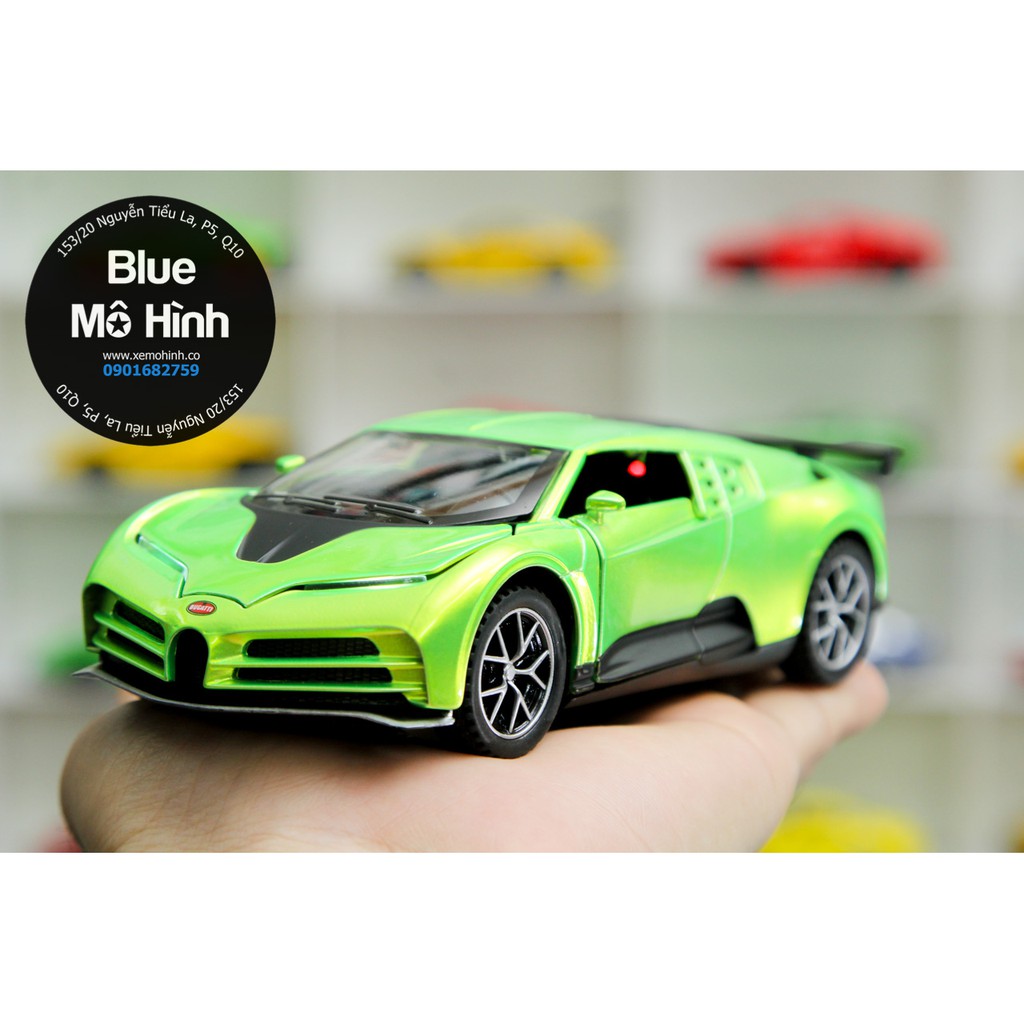 Blue mô hình | Xe mô hình Bugatti Centodieci 1:32 - Xanh