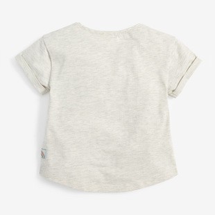 Mã 51718 áo thun cotton ngựa pony xám cho bé gái