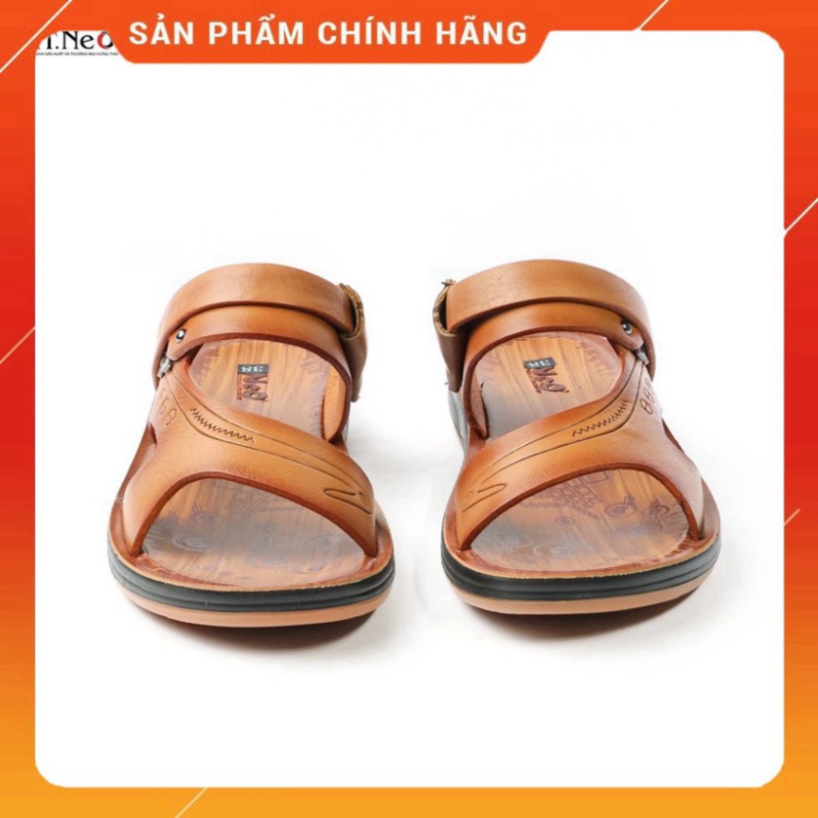 Dép nam đẹp - giày sandal nam HT.NEO (4) kiểu dáng đơn giản, màu sắc nhã nhặn, đi rất mềm và sáng chân SD70