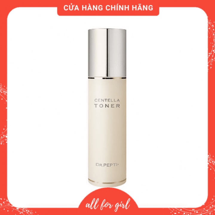 Toner Căng Bóng, Nước Hoa Hồng Dr.Pepti Centella Toner 180ml ⚡CHÍNH HÃNG⚡ Se Khít Lỗ Chân Lông, Phục Hồi Tế Bào Da
