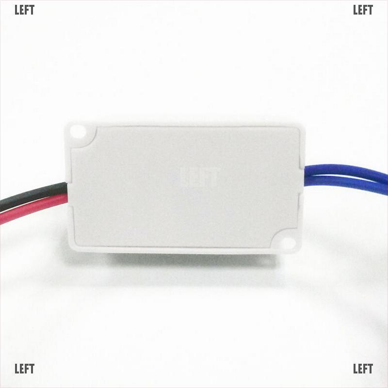 LEFT Simple AC 85V-265V to DC 12V LED Electronic Transformer Power Supply Driver 3X1W