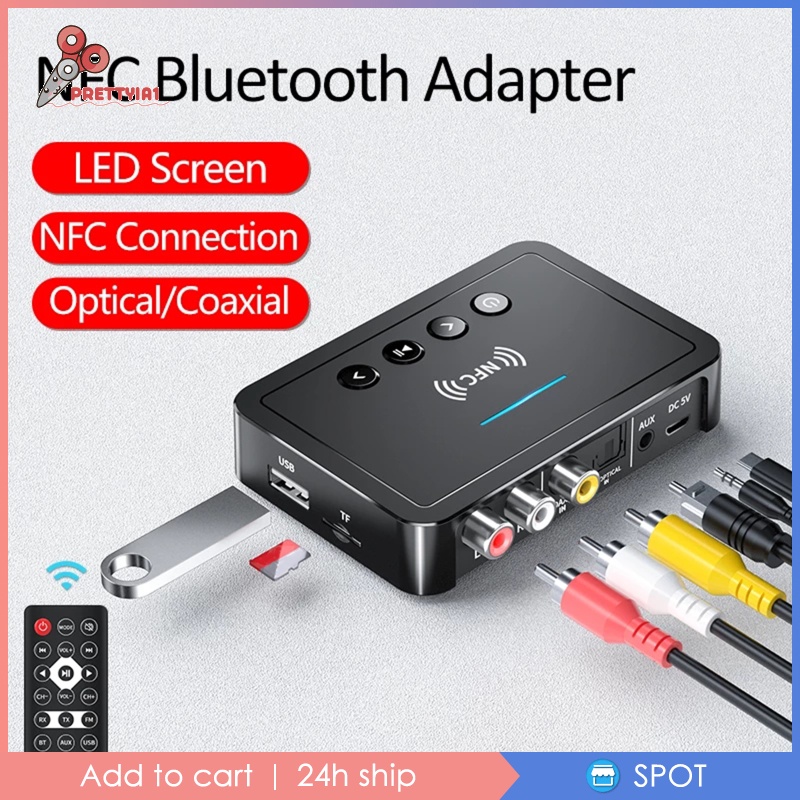 Thiết Bị Truyền Nhận Tín Hiệu Âm Thanh Bluetooth Không Dây NFC Prettyia1 RCA