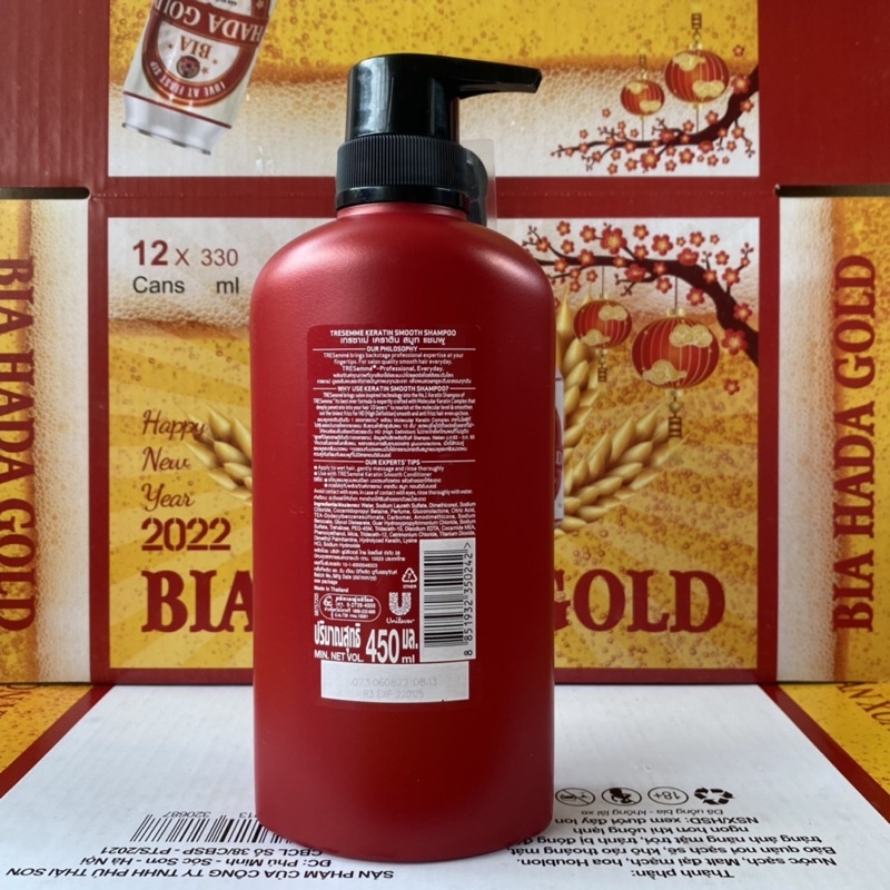 Dầu Gội + Xả Tresemme Thái Lan KERATIN SMOOTH 400ml