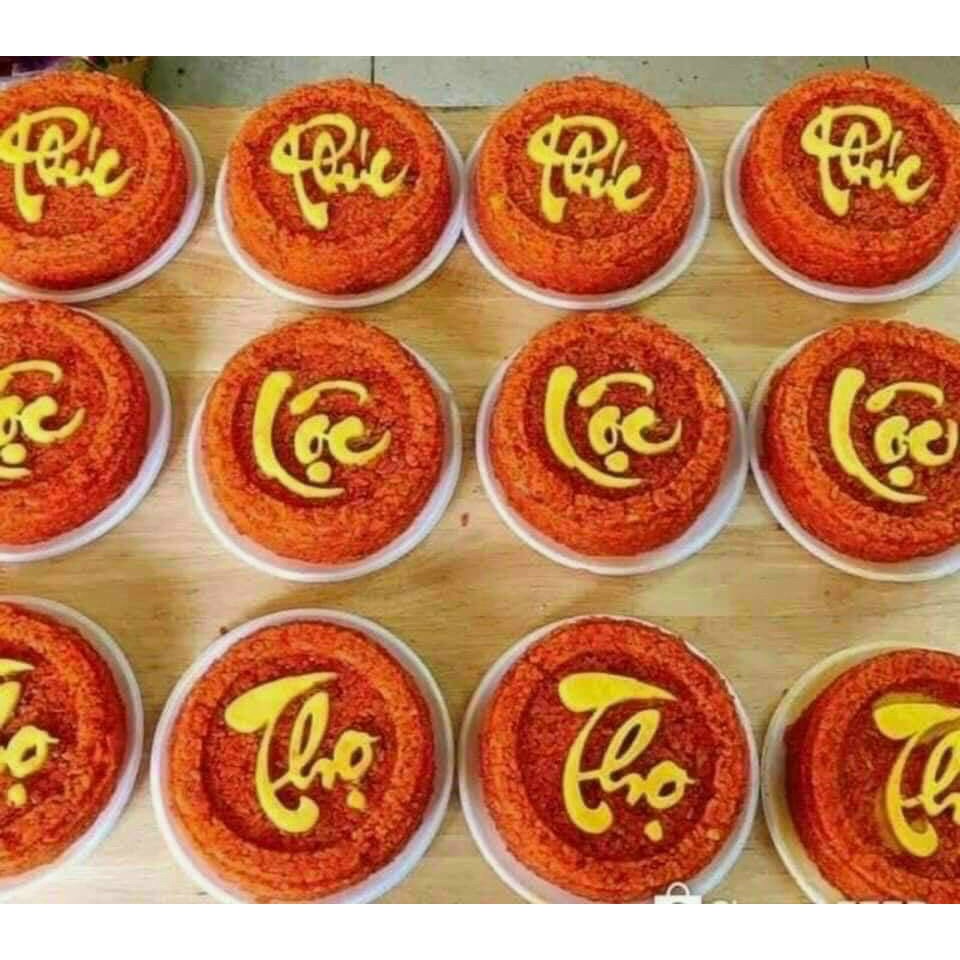 Bộ khuôn tạo hình đĩa xôi Phúc, Lộc, Thọ, khuôn xôi tạo hình đẹp mắt