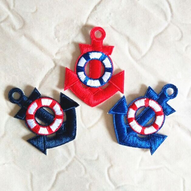 Sticker Ủi Thêu Hình Mỏ Neo