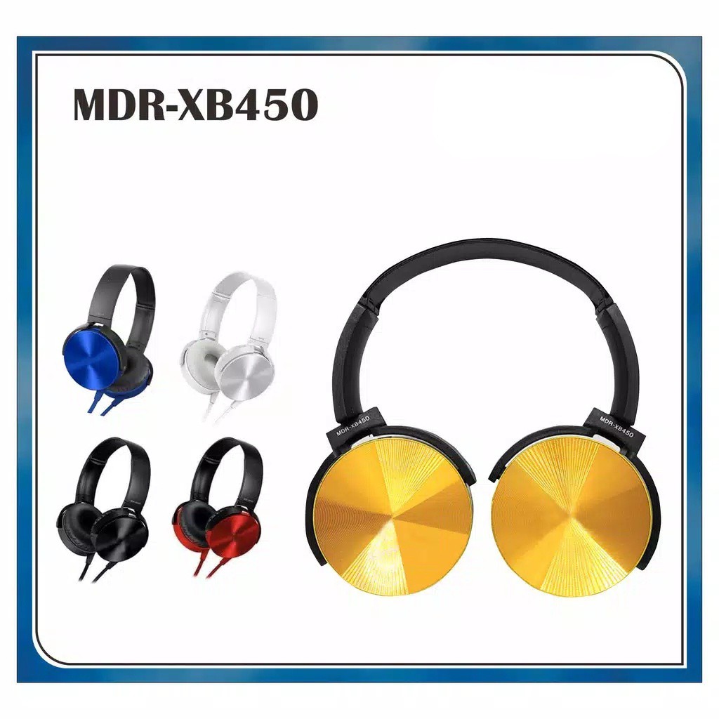 Tai Nghe Có Dây Mdr Xb 450 / Xb450 / Xb-450