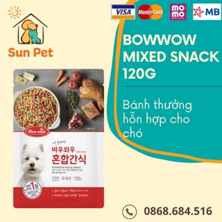 Snack hỗn hợp Bowwow 150g - Bánh thưởng cho chó
