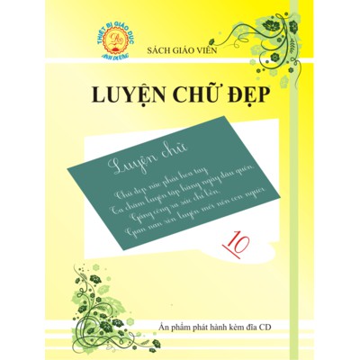 sách hướng dẫn luyện chữ đẹp + đĩa CD