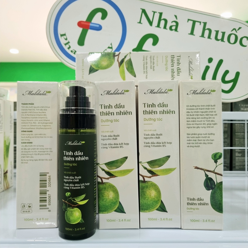 Xịt bưởi dưỡng tóc Madala - Tinh dầu thiên nhiên