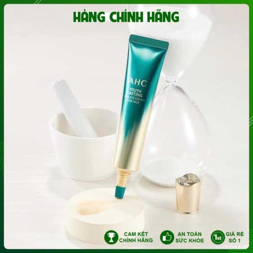 [Nhập Mã KEMCGA Giảm 10k ] [TUÝP BÉ 12ML] Kem mắt AHC Ageless Real Eye Cream For Face 12ml