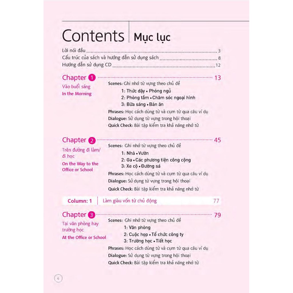 Sách - Sồ Tay Từ Vựng Tiếng Anh - Từ Lúc Thức Giấc Đến Khi Đi Ngủ (Bao Gồm Sách Và 1 Đĩa Mp3) - NTV
