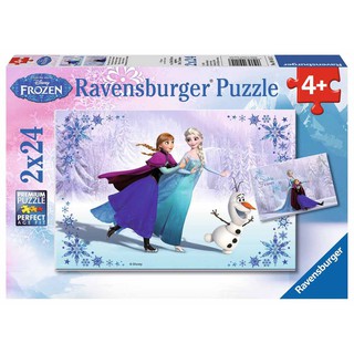 Đồ chơi RV09115 7 Xếp hình puzzle Anna, Elsa 2 bộ 24 mảnh Ravensburger