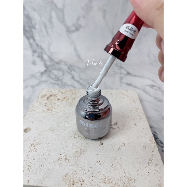 Sơn gel trắng đen mxbon chính hãng