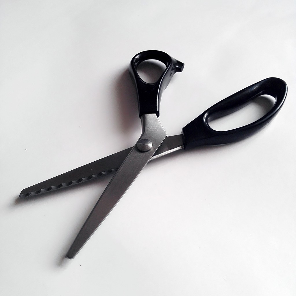 Kéo răng cưa, răng bầu, lượn sóng đủ size 4.8