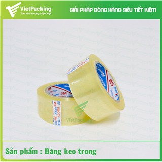 6 cuộn (1 cây) - băng keo trong 120 yard
