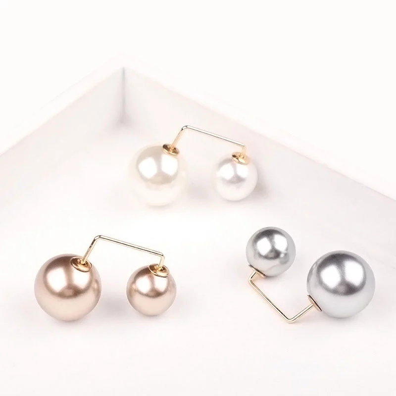 Set 3 ghim cài áo hợp kim đính hạt ngọc trai nhân tạo thời trang