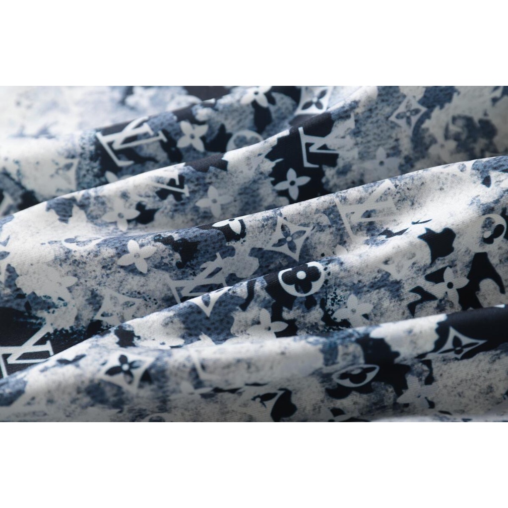 Áo Sơ Mi Cotton Ngắn Tay In Họa Tiết Thời Trang Cá Tính