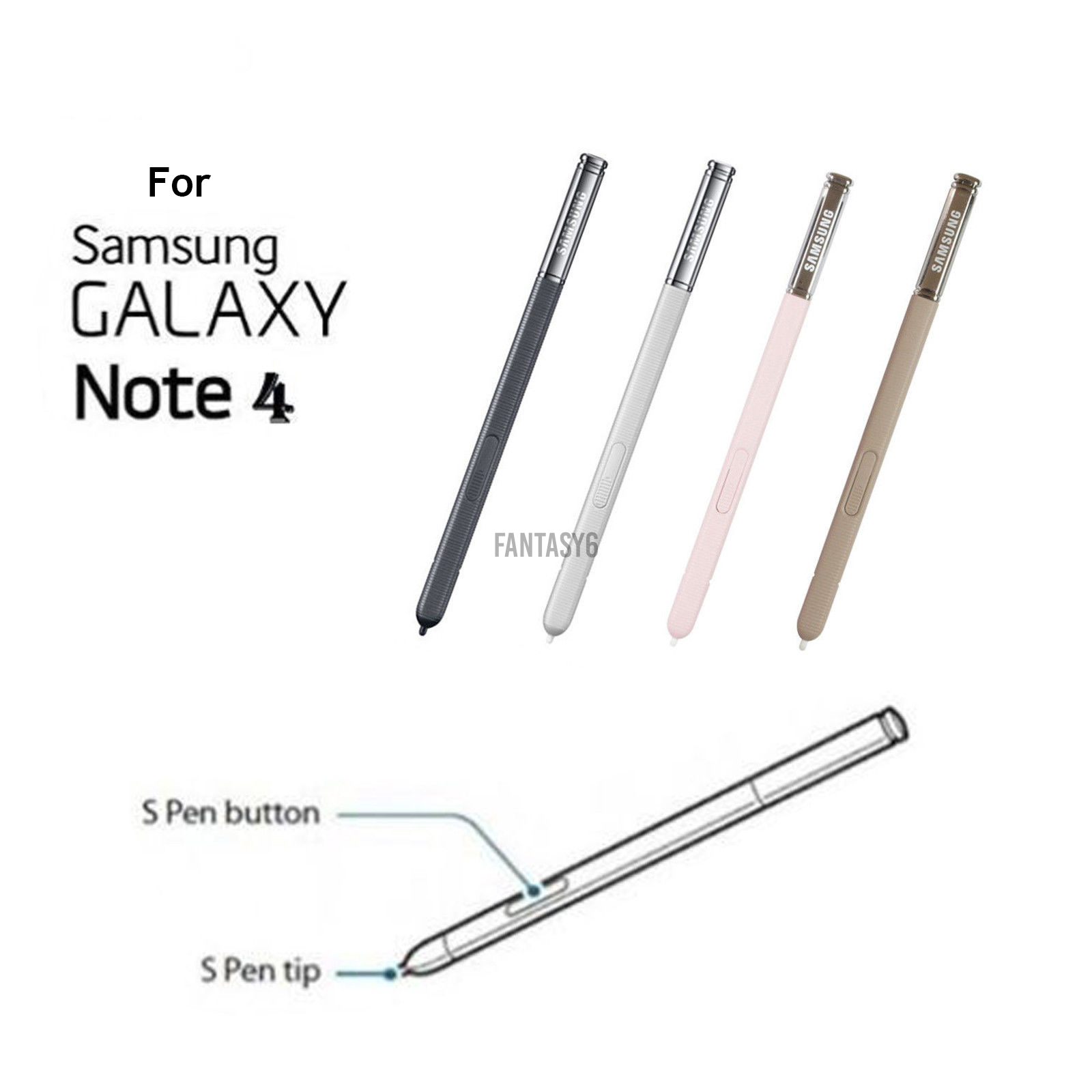 Bút Cảm Ứng S Pen Stylus Cho Samsung Galaxy Note 4 At & T,Verrizon,Sprint,T-Mobile