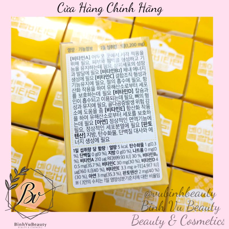 KẸO CANXI D - VITAMIN C B E KHOÁNG CHẤT TĂNG SỨC ĐỀ KHÁNG CHO BÉ NỘI ĐỊA SỐ 1 HÀN QUỐC