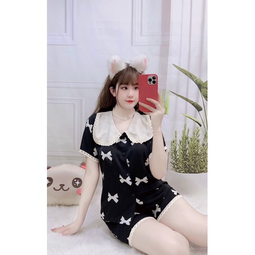 BỘ MẶC NHÀ ĐÙI HOẠ TIẾT DỄ THƯƠNG