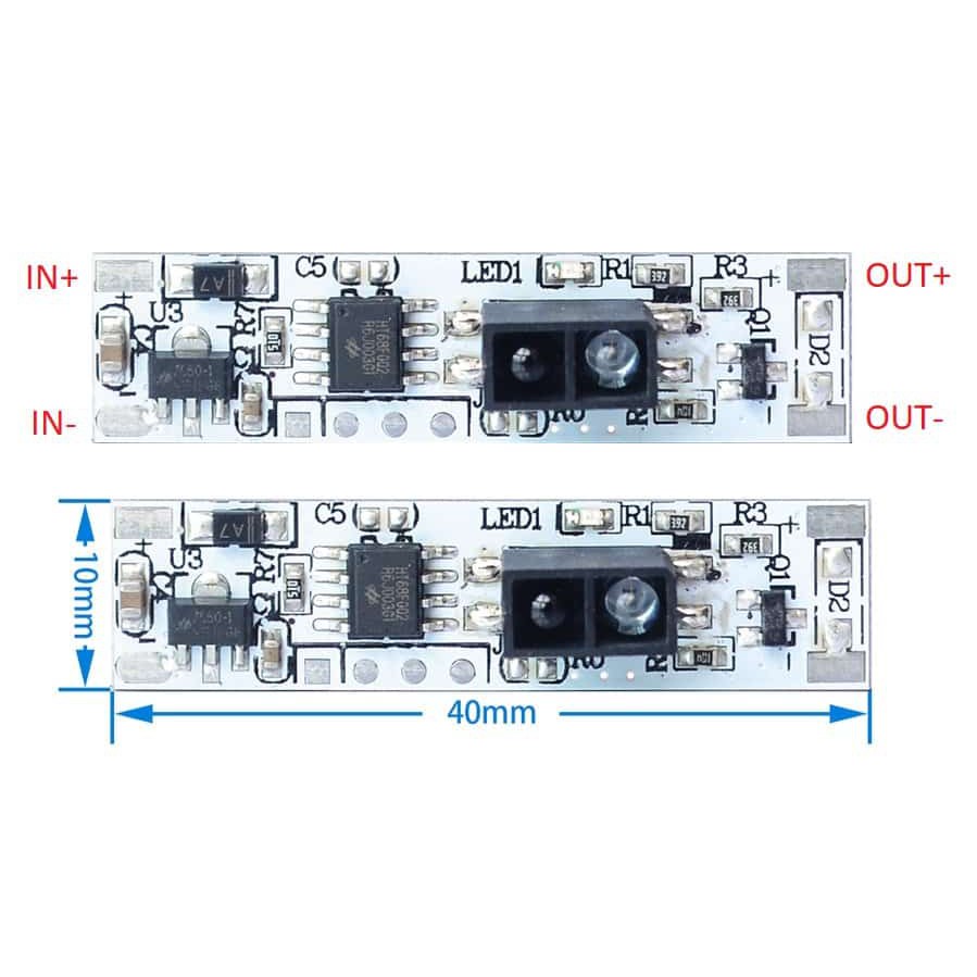 Mạch cảm ứng bật tắt LED 3A - YN6V