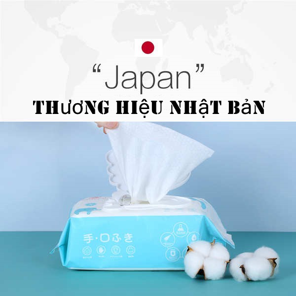 Value ☟Tabitachi/Lữ Lập Nhật Bản nhập khẩu làm sạch khăn ướt cho bé Khăn ướt tay Khăn Giấy Ướt Rửa Mặt khăn ướt✧
