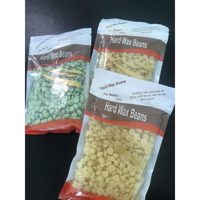 (Free que gỗ) Sáp wax lông nóng dạng hạt đậu Viên Hard Wax Beans 100g