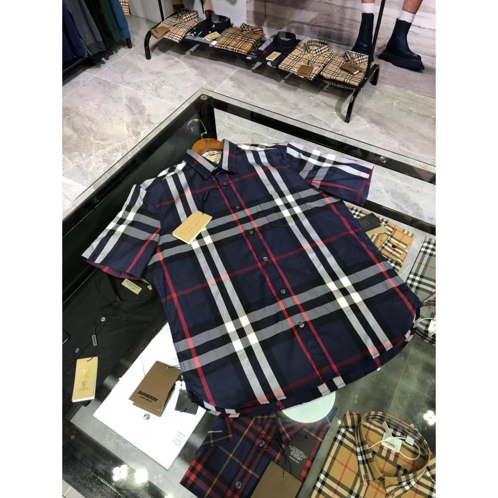 Big size nam áo sơ mi cộc tay bbr