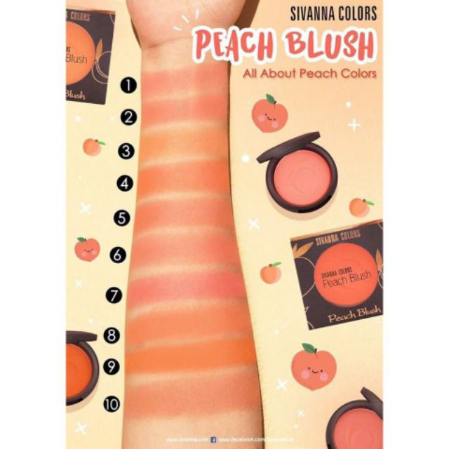 MÁ HỒNG SIVANNA PEACH BLUSH HF6017 | BigBuy360 - bigbuy360.vn