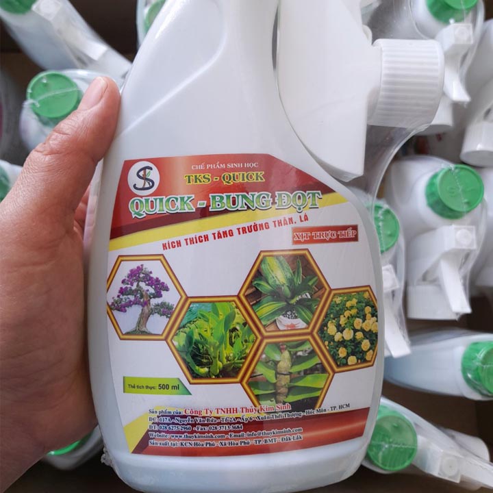 Phân Bón Lá KÍCH BUNG ĐỌT, ĐẺ NHÁNH: Dạng xịt trực tiếp - Chai 500ml