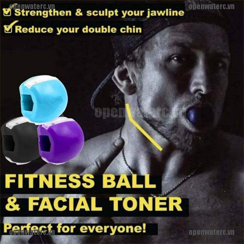 OPC Jawline Exerciser Top Jaw line Exercise Fitness Ball Neck Face Toning Jaw Free