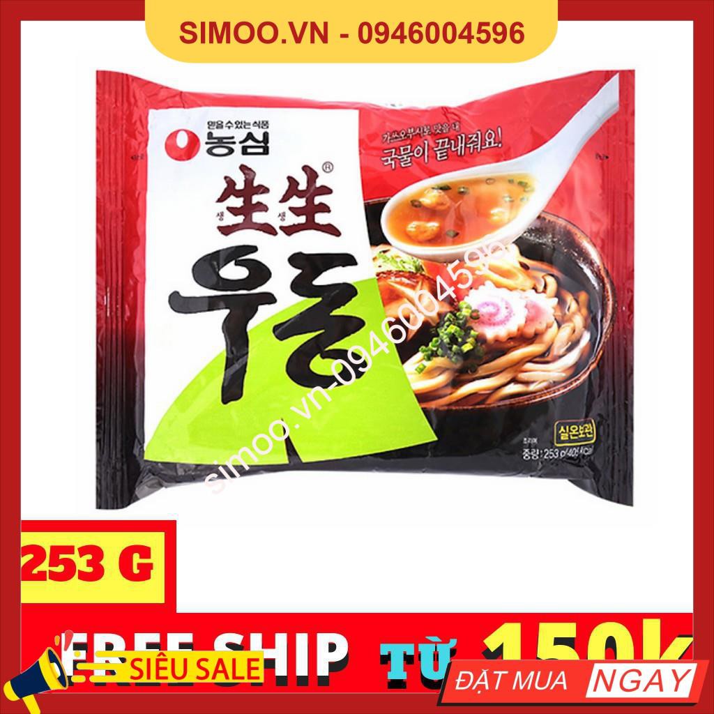 💥 ⚡ SẢN PHẨM CHÍNH HÃNG ( MÌ UDON TƯƠI NONGSHIM GÓI 253G