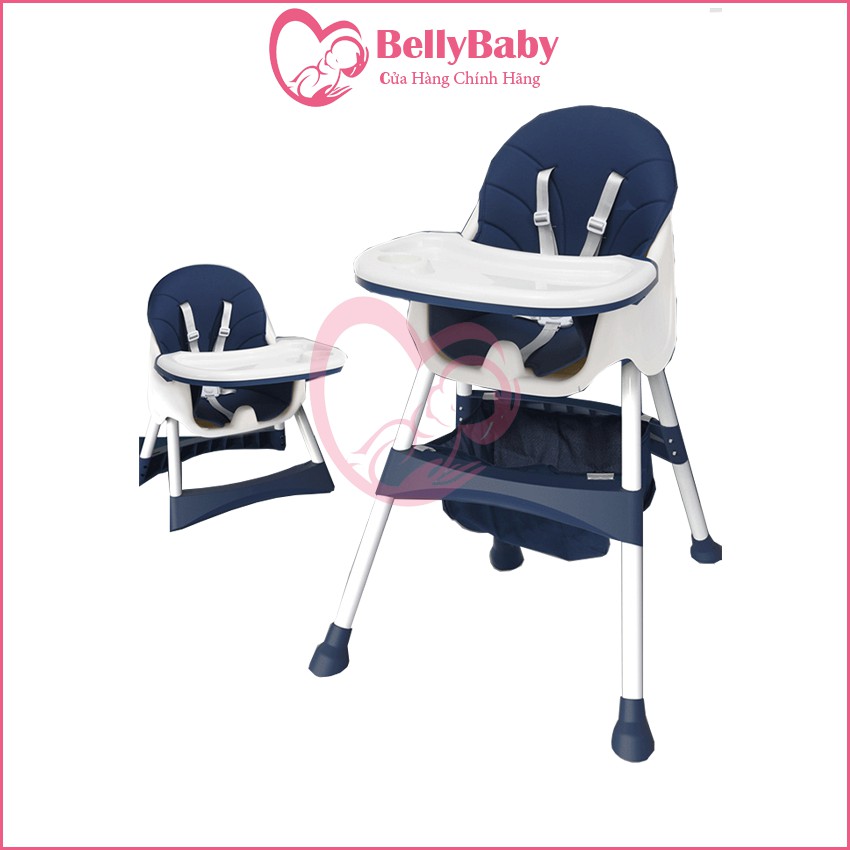 Ghế Ăn Dặm Belly Baby Thiết Kế Cao Cấp Full Phụ Kiện, Lắp Đặt Dễ Dàng