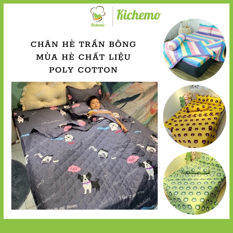 Chăn Hè Trần Bông cho mùa hè Chất Liệu Cotton Poly trần bông 3 lớp ( Được chọn mẫu)_CH2021
