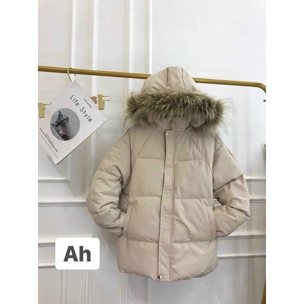 áo phao nữ,  áo phao béo, áo phao 3 lớp, áo phao có mũ cổ lông