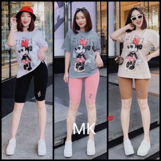 Đồ Bộ Lửng Thể Thao Cao Cấp Thun Cotton 100% MK