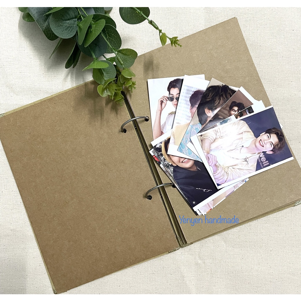 Combo sổ dán ảnh scrapbook A5 tự trang trí