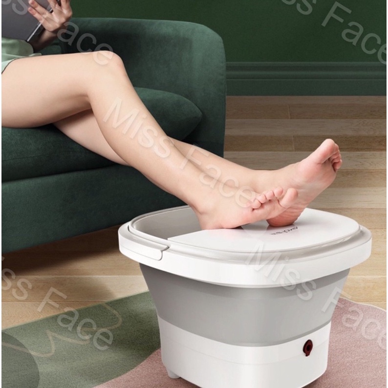 Chậu ngâm chân massage gấp gọn có sục khí